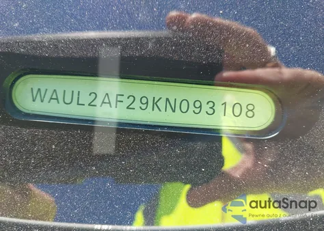 2019 Audi A6 55 Premium z USA, uszkodzony, nr VIN WAUL2AF29KN093108